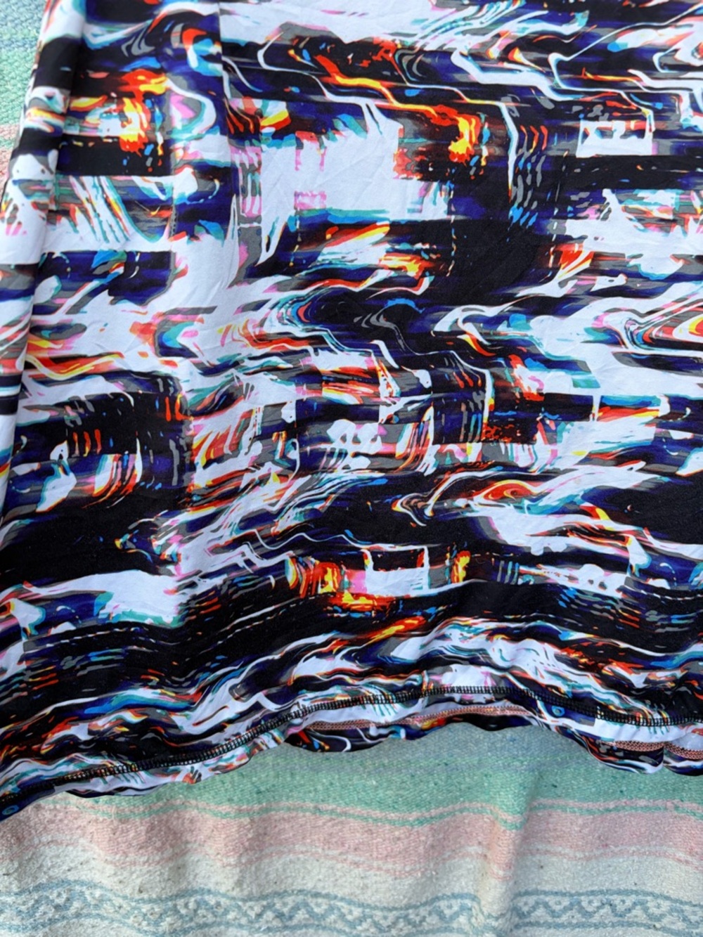 Energy Zone Multicolor Abstract Racerback Tank - Picture 3 of 4